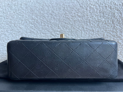 Chanel Mini Rectangular Classic Flap in Black Lambskin (RRP £4,390)