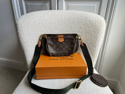 Louis Vuitton Multi Pochette Accessoires Khaki (RRP £2070)