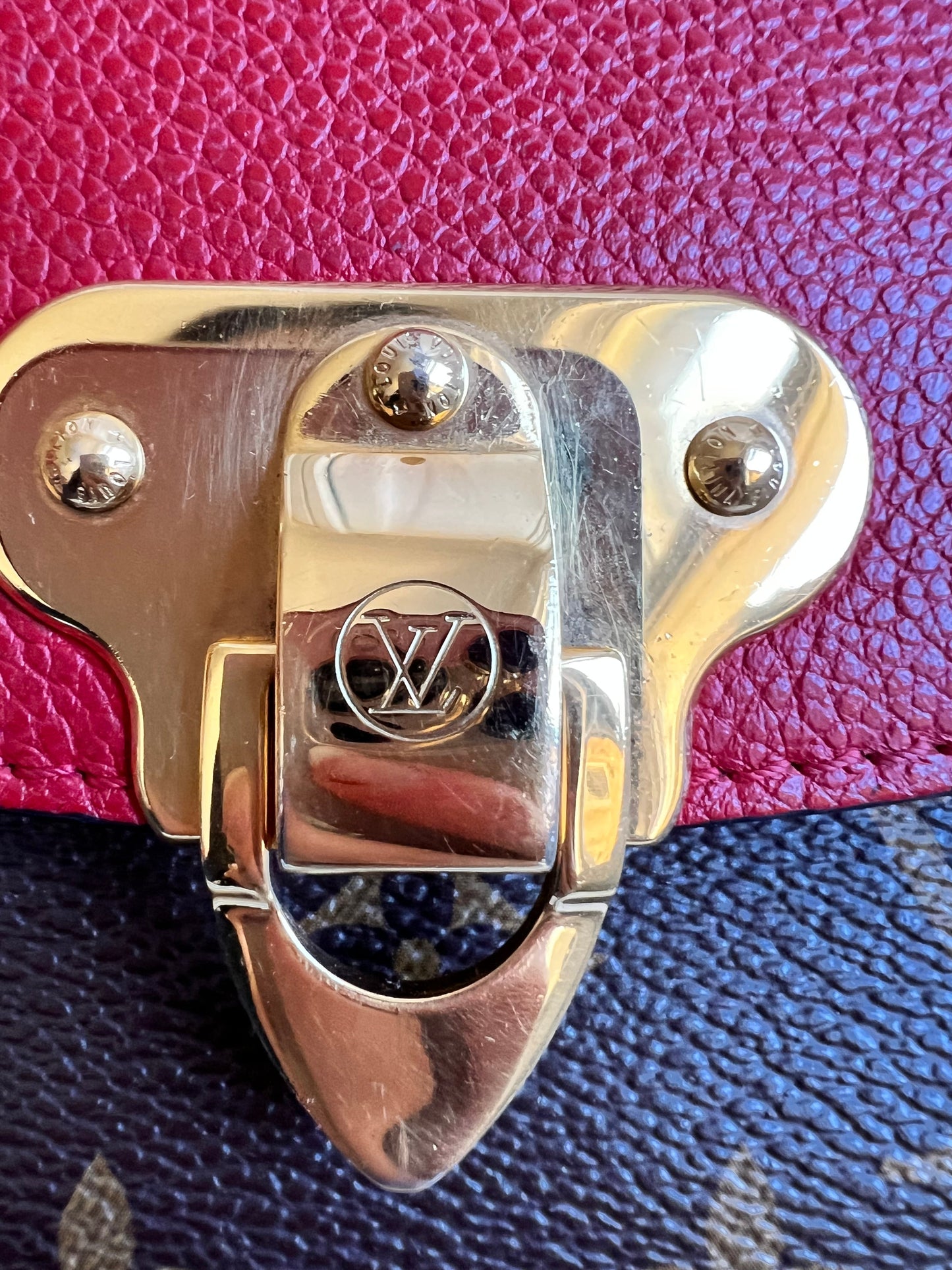 Louis Vuitton Saint Placide Monogram Red