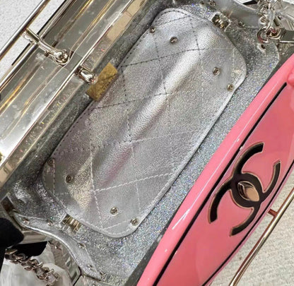 Chanel 24C Mini Bus Van Hollywood Minaudiere Mini Bag Handbag Collectible