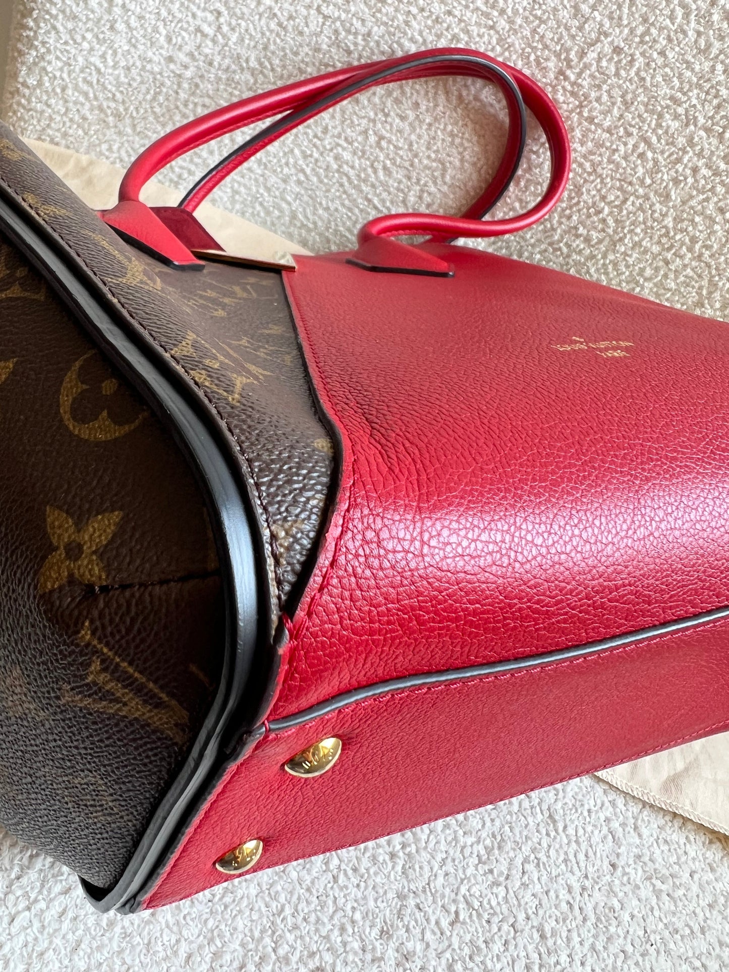 Louis Vuitton Kimono Bag Monogram and Red