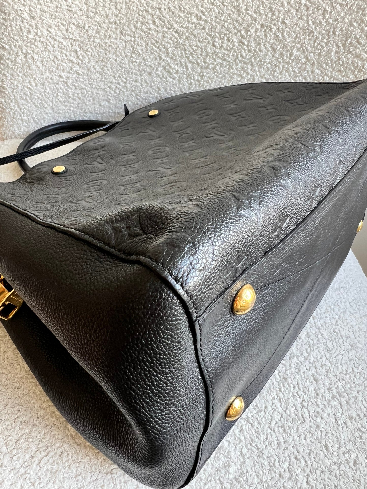 Louis Vuitton Montaigne GM in Black Monogram Empreinte (RRP £2230)