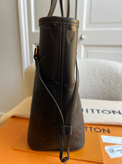 Louis Vuitton Neverfull MM Black Empreinte (RRP £2,010)