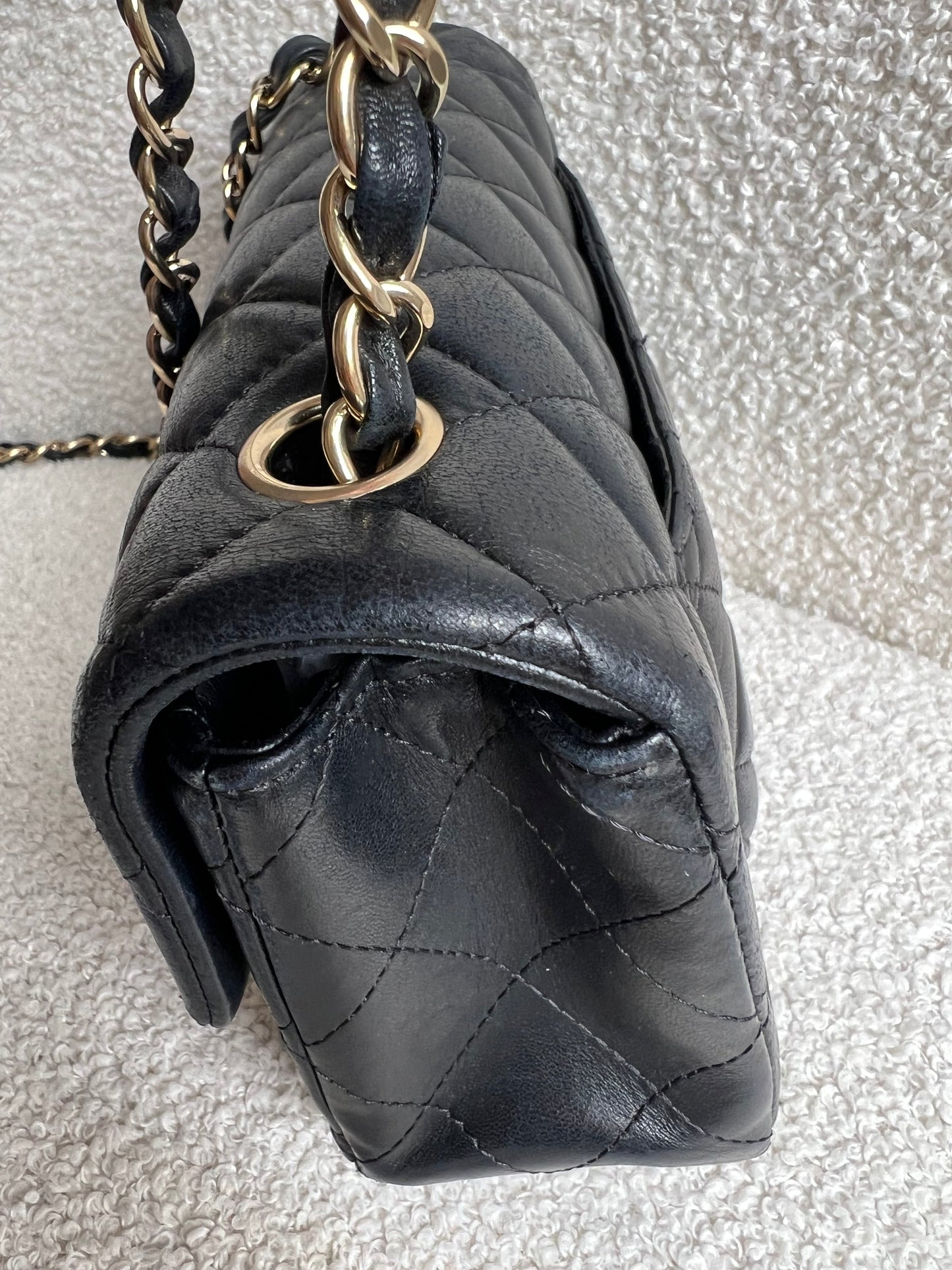 Chanel Mini Rectangular Classic Flap in Black Lambskin (RRP £4,390)