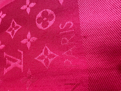 Louis Vuitton Fuchsia Monogram Shawl (RRP £475)