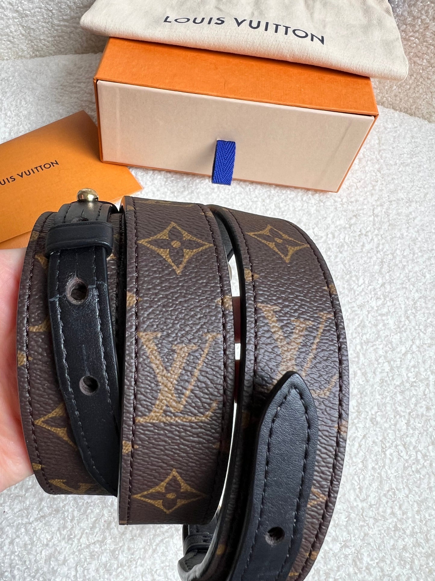 Louis Vuitton Bandouliere XL Monogram Noir Leather Shoulder Strap
