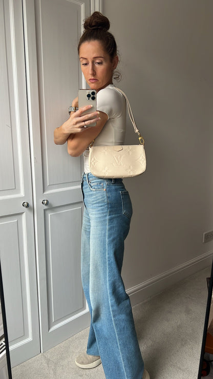 Louis Vuitton Multi Pochette Accessoires Creme Empreinte (RRP £2140)
