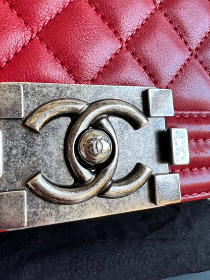 Chanel Small Red Boy Bag (RRP £5,390)