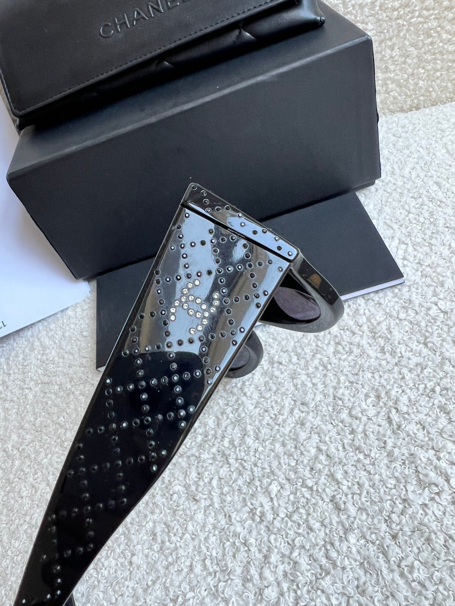 Chanel Black Embellished Sunglasses (RRP £640)