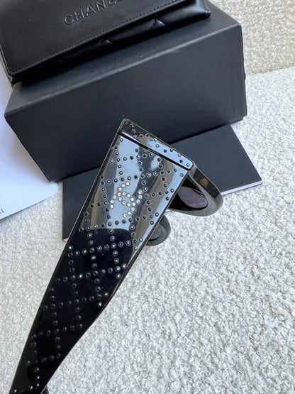 Chanel Black Embellished Sunglasses (RRP £640)