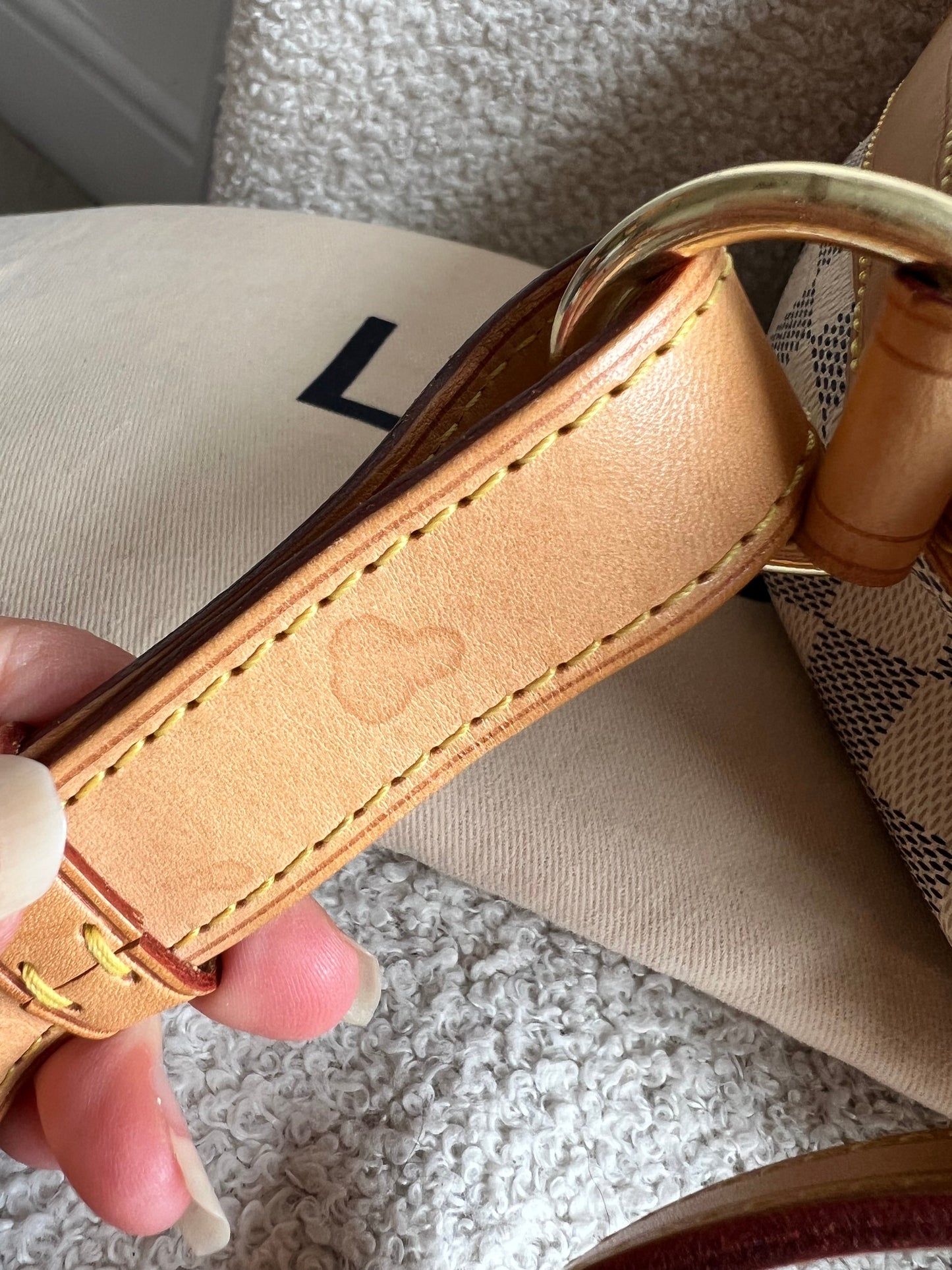 Louis Vuitton Petit Noe Bucket Bag Damier Azur (RRP £1,490)