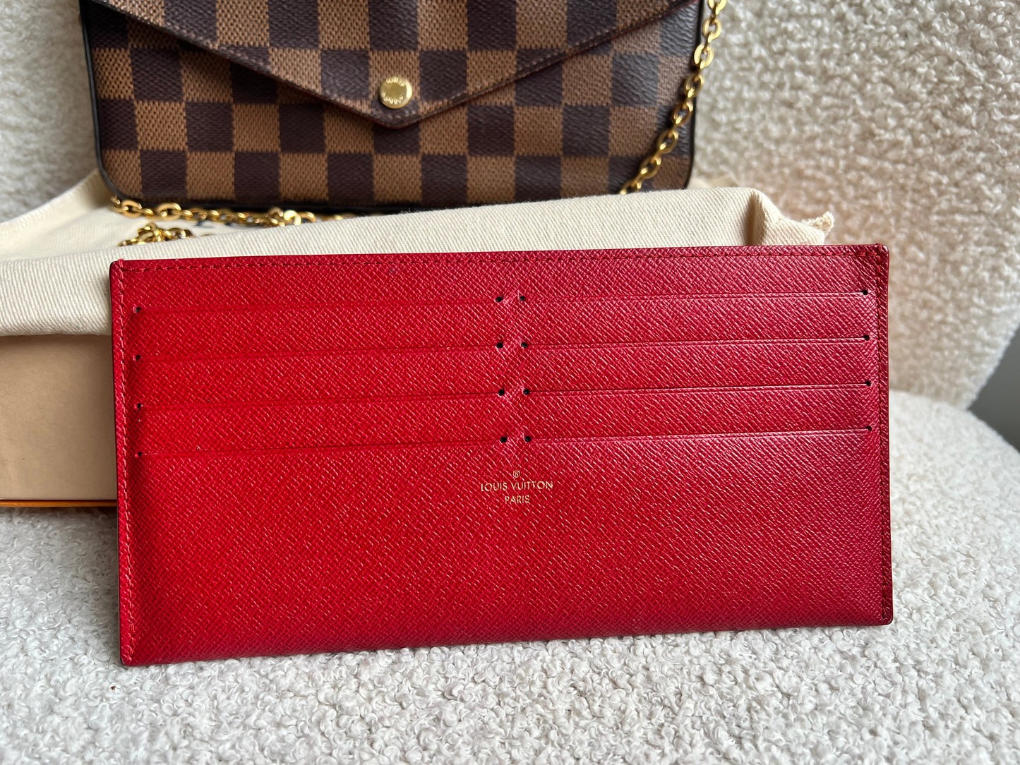 Louis Vuitton Felicie Pochette Damier Ebene (RRP £1110)