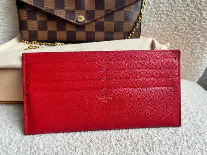 Louis Vuitton Felicie Pochette Damier Ebene (RRP £1110)