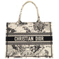 Christian Dior Tote Bag M1296ZRHZ-M06E canvas white Book Tote Medium Women