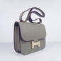 Luxury Hermes Constance Cowskin Leather Bag Khaki Golden