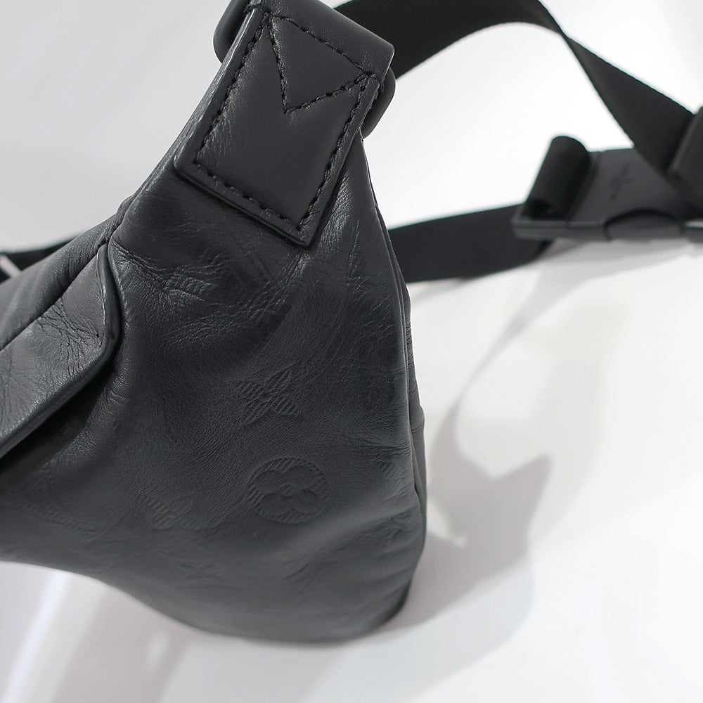 Louis Vuitton Dialovery Bum Bag M44388 Monogram Shadow Noir Black BK Body Bag Crossbody  Preservation Bag Box