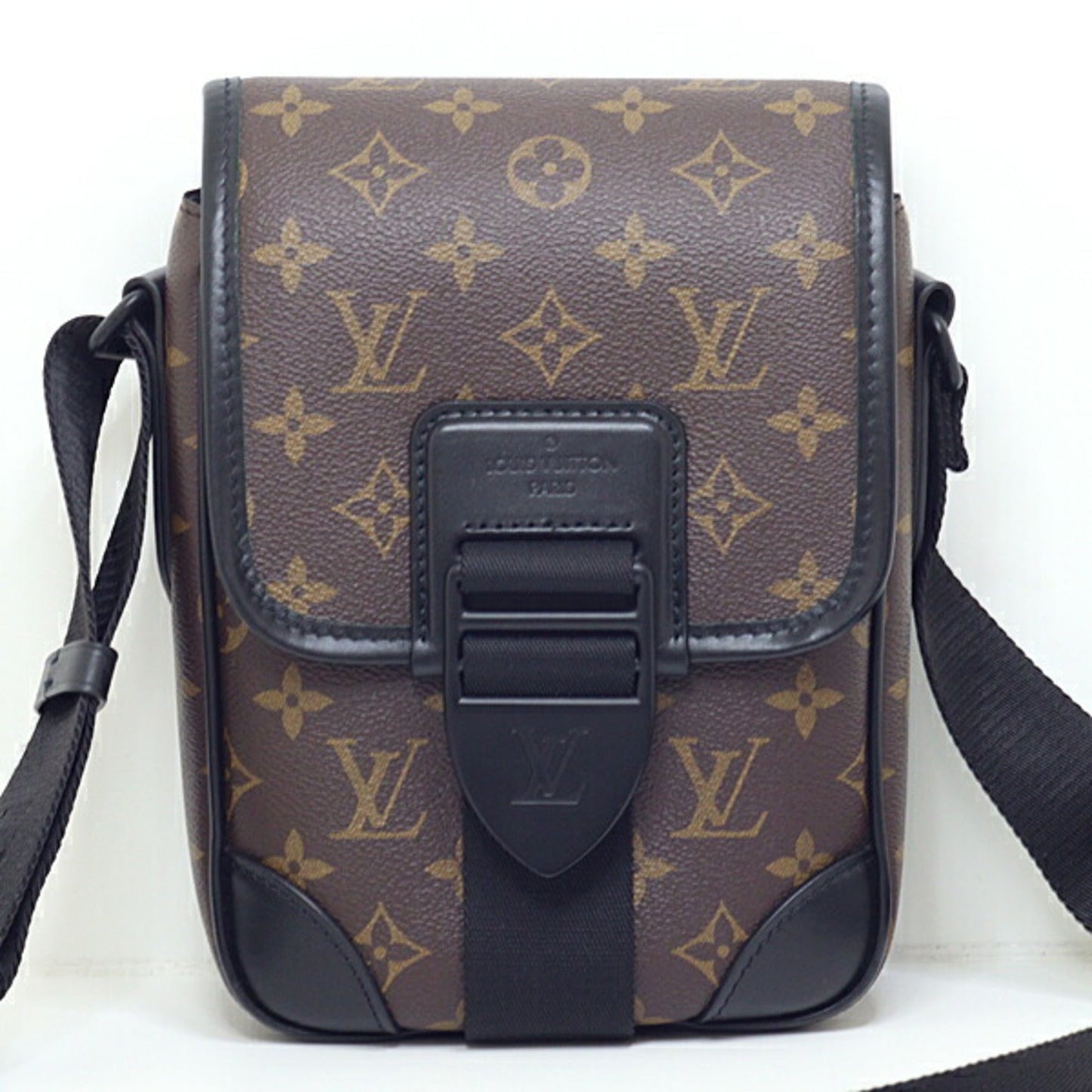 Louis Vuitton  Monogram Canvas Leather Shoulder Bag