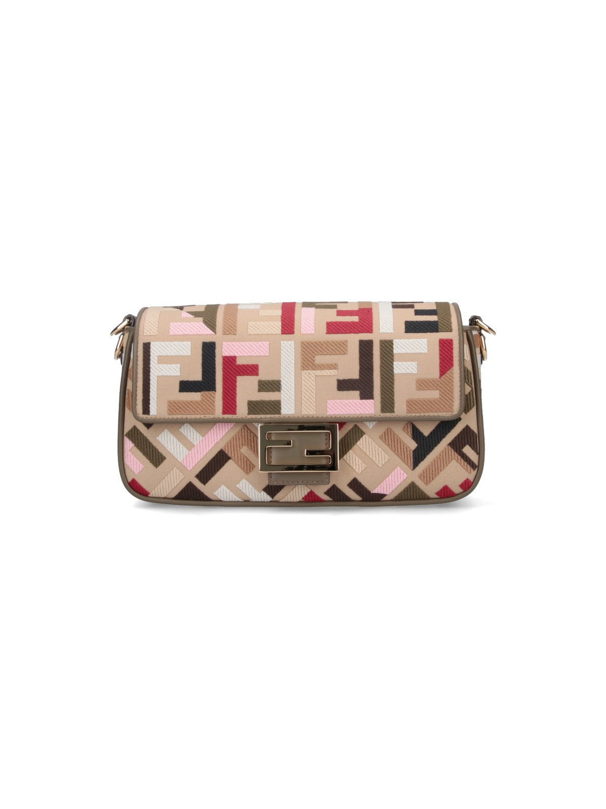 Fendi Women "Baguette" Medium Crossbody Bag