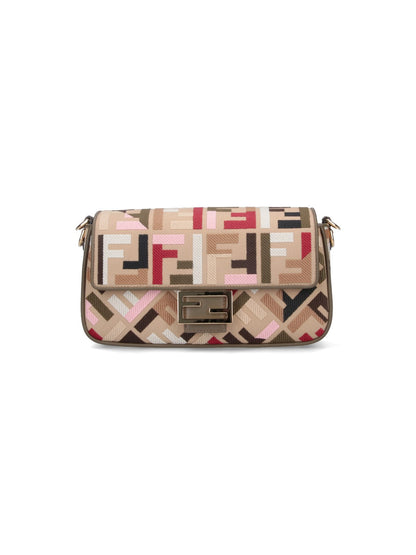 Fendi Women "Baguette" Medium Crossbody Bag