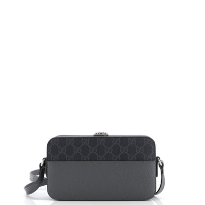 Padlock Interlocking G Crossbody Bag GG Coated Canvas and Leather Mini