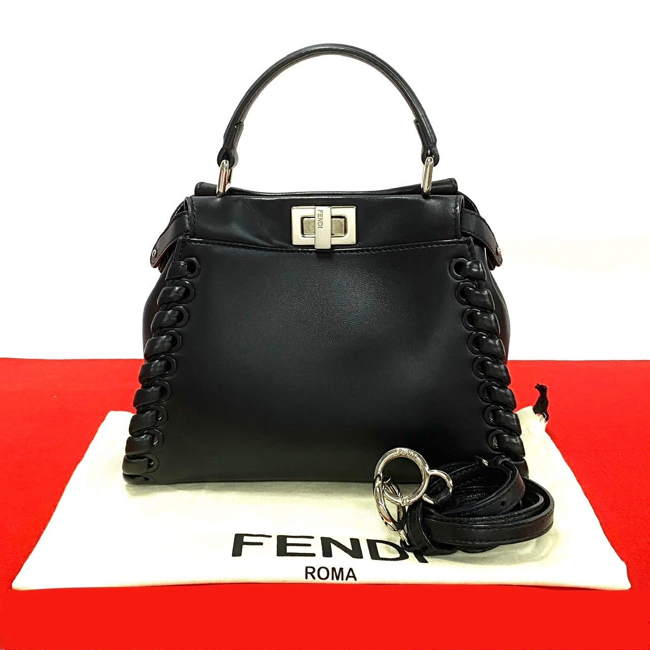 Fendi Peekaboo Iconic Leather 2Way Bag