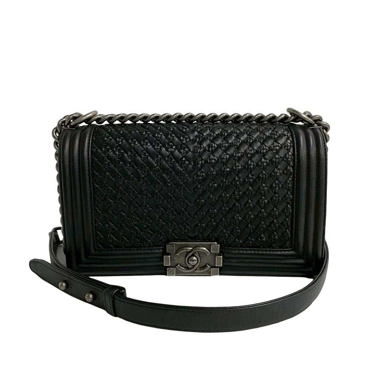 Chanel Boy Lambskin Shoulder Bag Style 8
