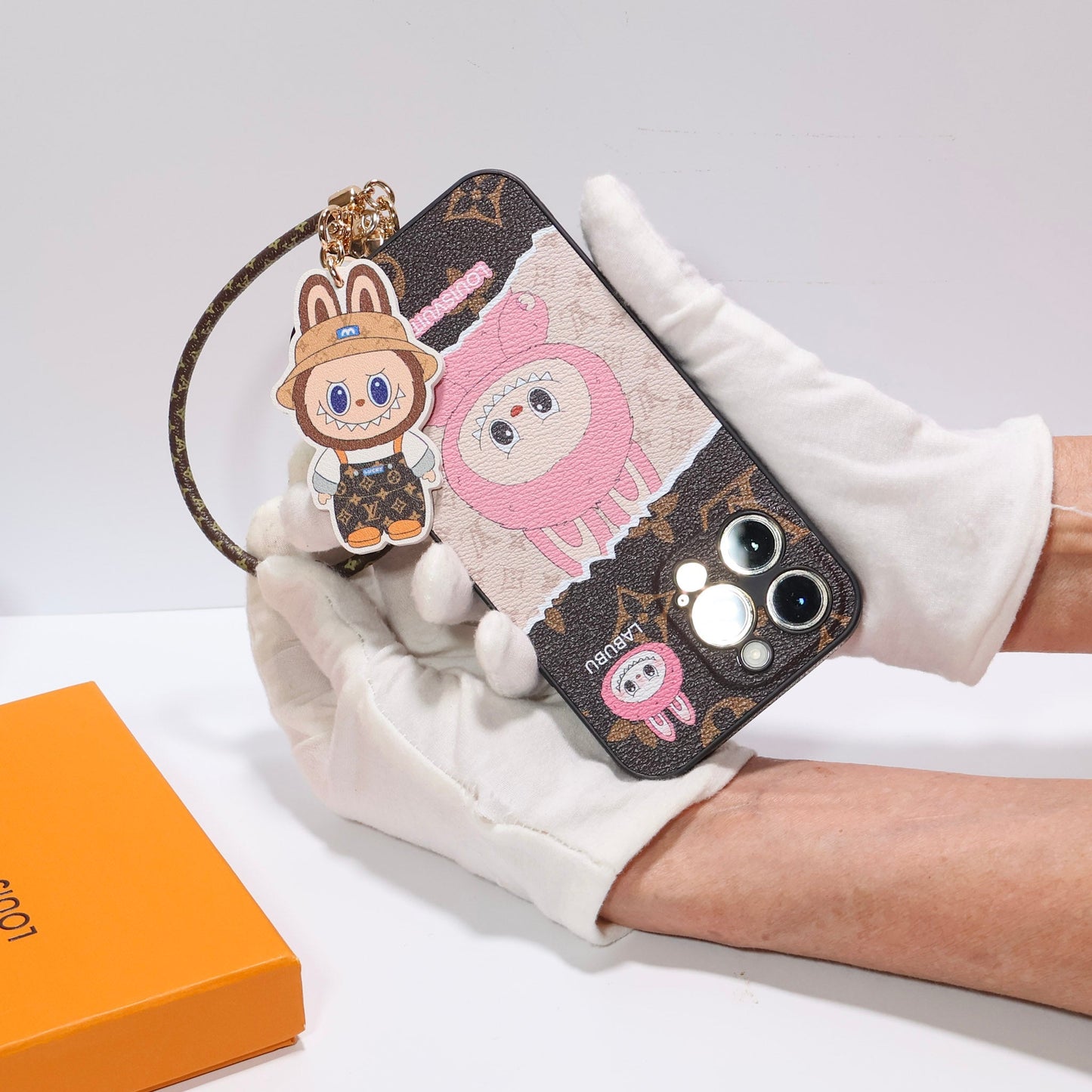 LV iPhone Case Labubu Style for 1316 Pro Max Series