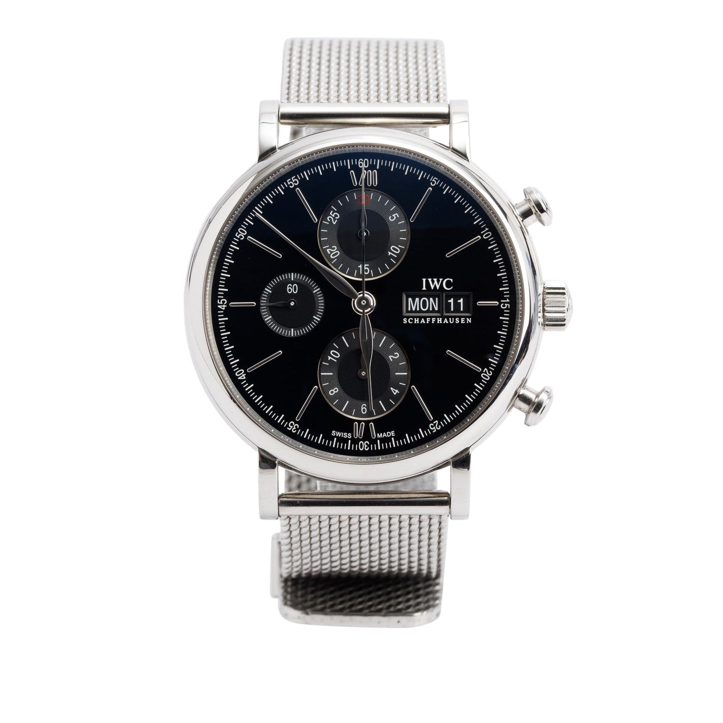 IWC 2024 Stainless Steel Portofinio 42 MM Chronograph Automatic Watch IW391030 w/ Box & Papers