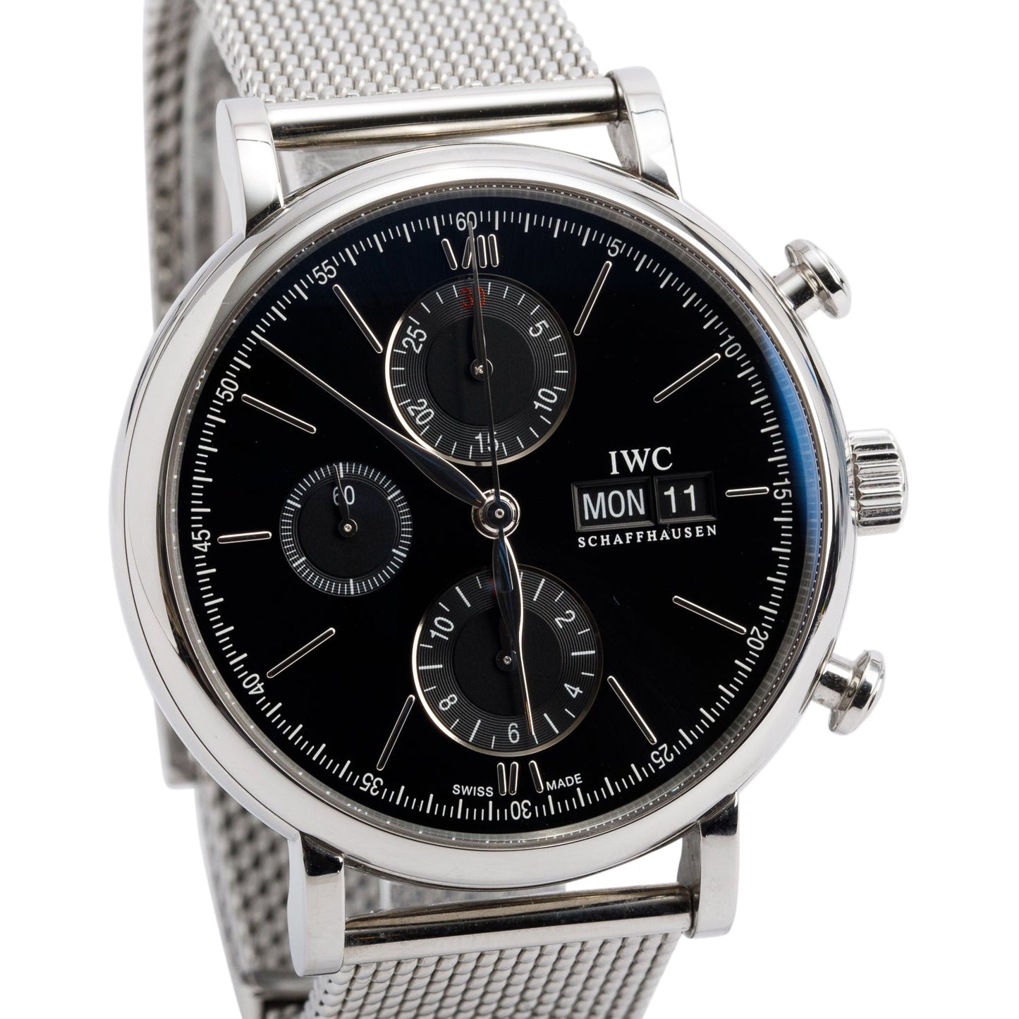 IWC 2024 Stainless Steel Portofinio 42 MM Chronograph Automatic Watch IW391030 w/ Box & Papers