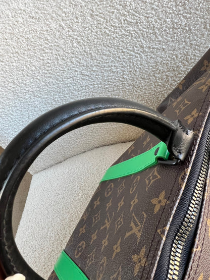 Louis Vuitton Keepall Bandouliere 50 Monogram Macassar and Minty Green (RRP £2,520)
