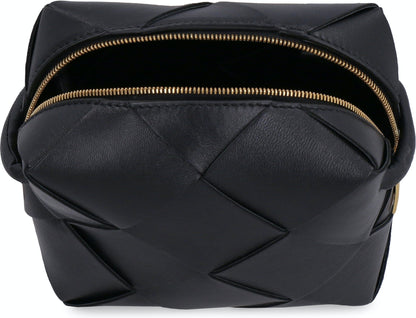 BOTTEGA VENETA MINI INTRECCIO LEATHER CROSSBODY BAG