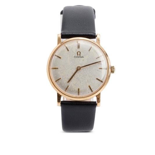 Omega Vintage 18k Rose Gold Calatrava 33 MM Manual Watch