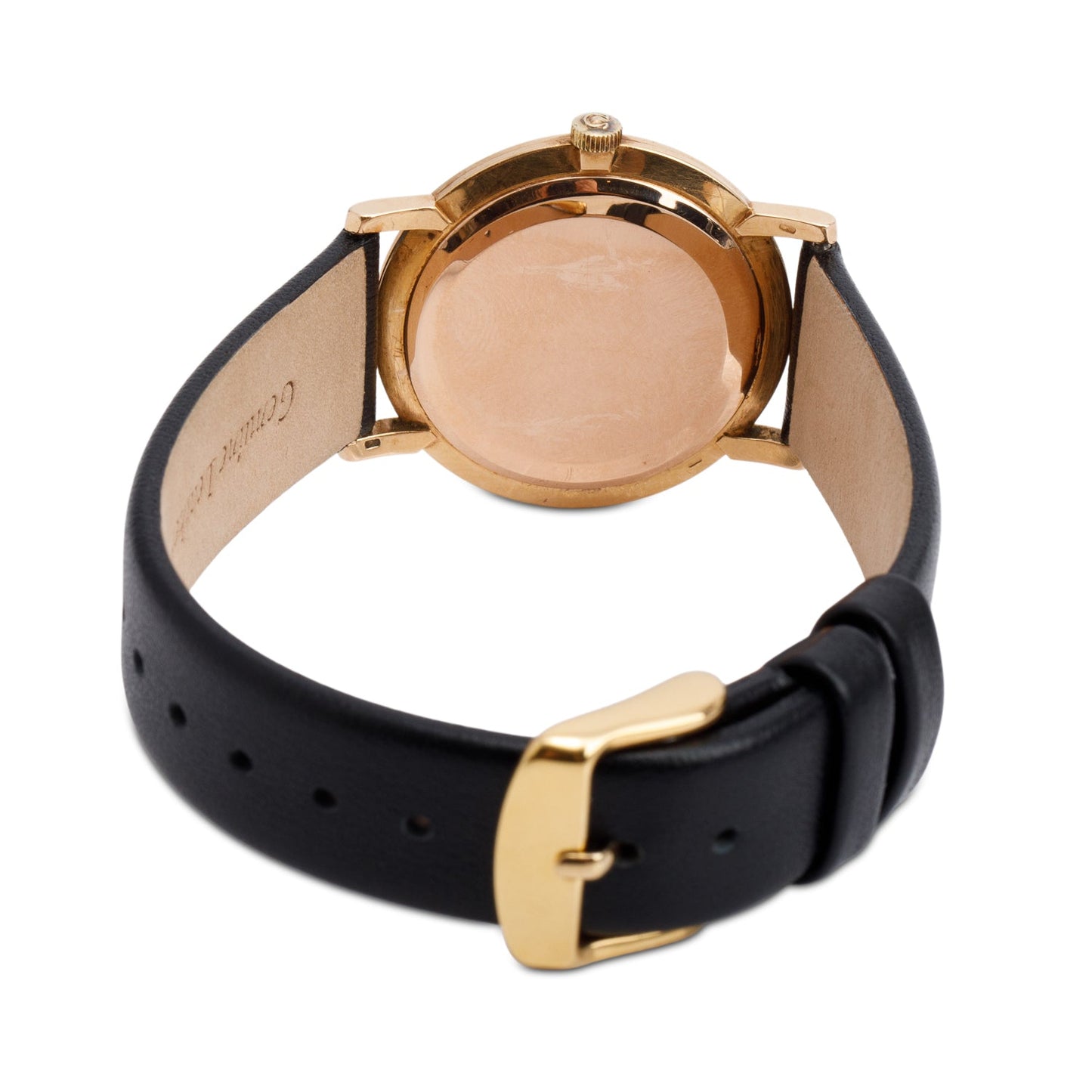 Omega Vintage 18k Rose Gold Calatrava 33 MM Manual Watch