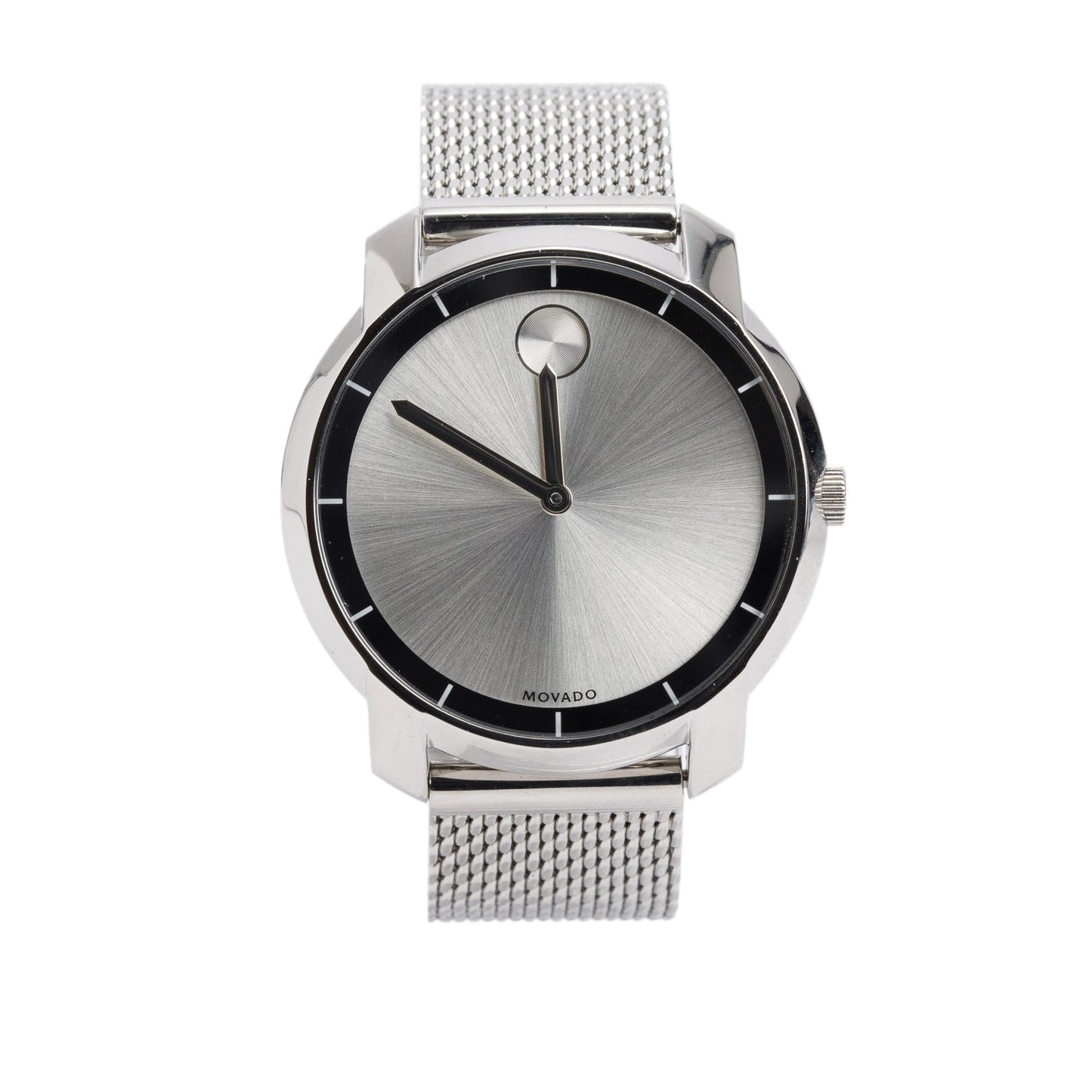 Movado Stainless Steel Bold 35 MM Watch w/ Box