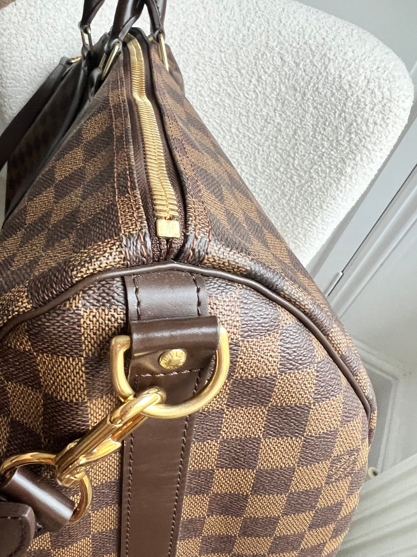 Louis Vuitton Keepall Bandouliere 55 Damier Ebene (RRP £2,020)