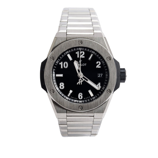 Hublot Titanium Big Bang Integral Time Only 38 MM Automatic Watch Black Dial w/ Box
