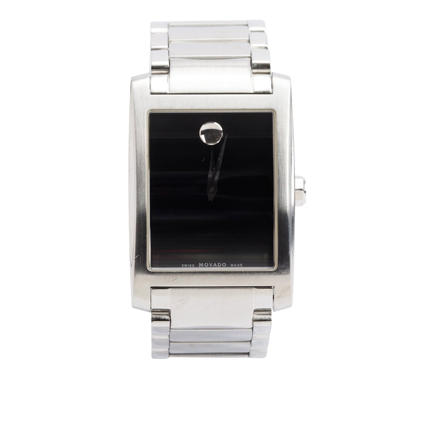 Movado Stainless Steel Certe Watch Black Dial