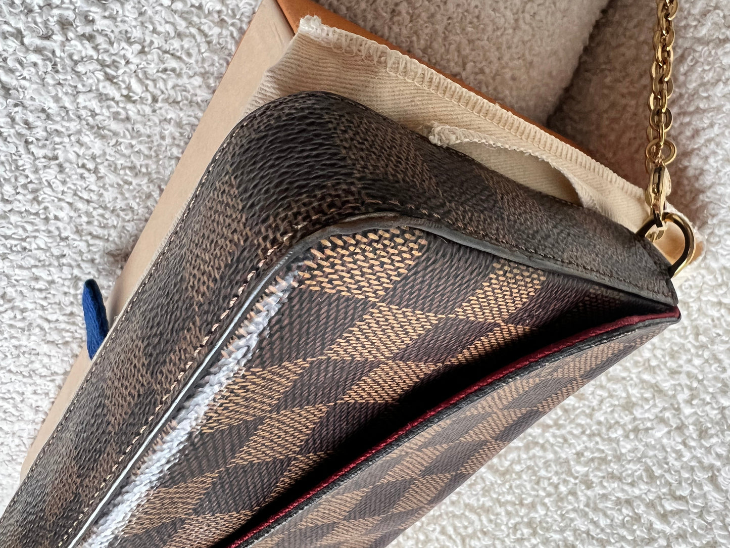 Louis Vuitton Felicie Pochette Damier Ebene (RRP £1110)