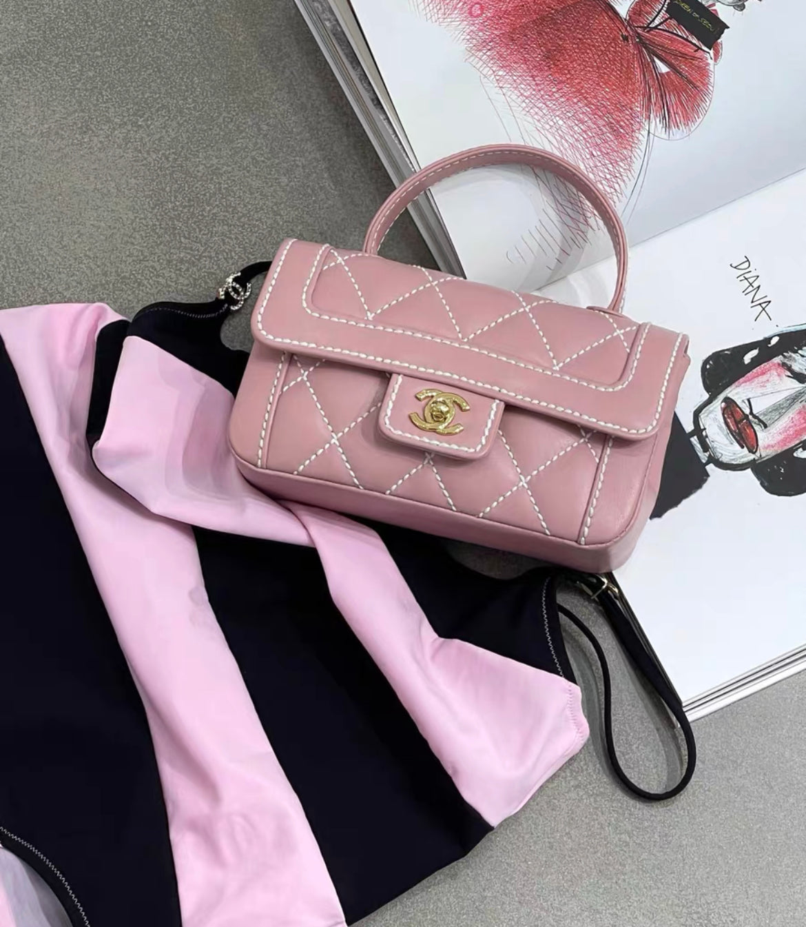 Chanel Timeless Leather Gold Handbag Gold
