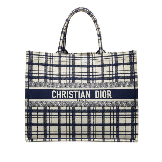 Dior Book Tote Canvas Tote Bag