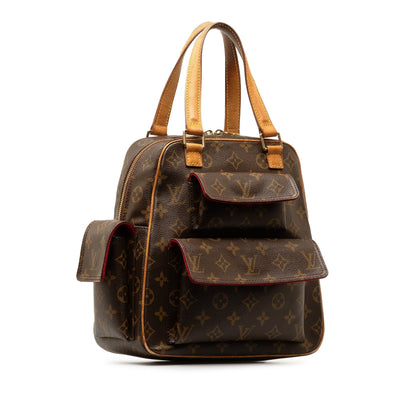 Brown Louis Vuitton Monogram Excentri-Cite HandBag