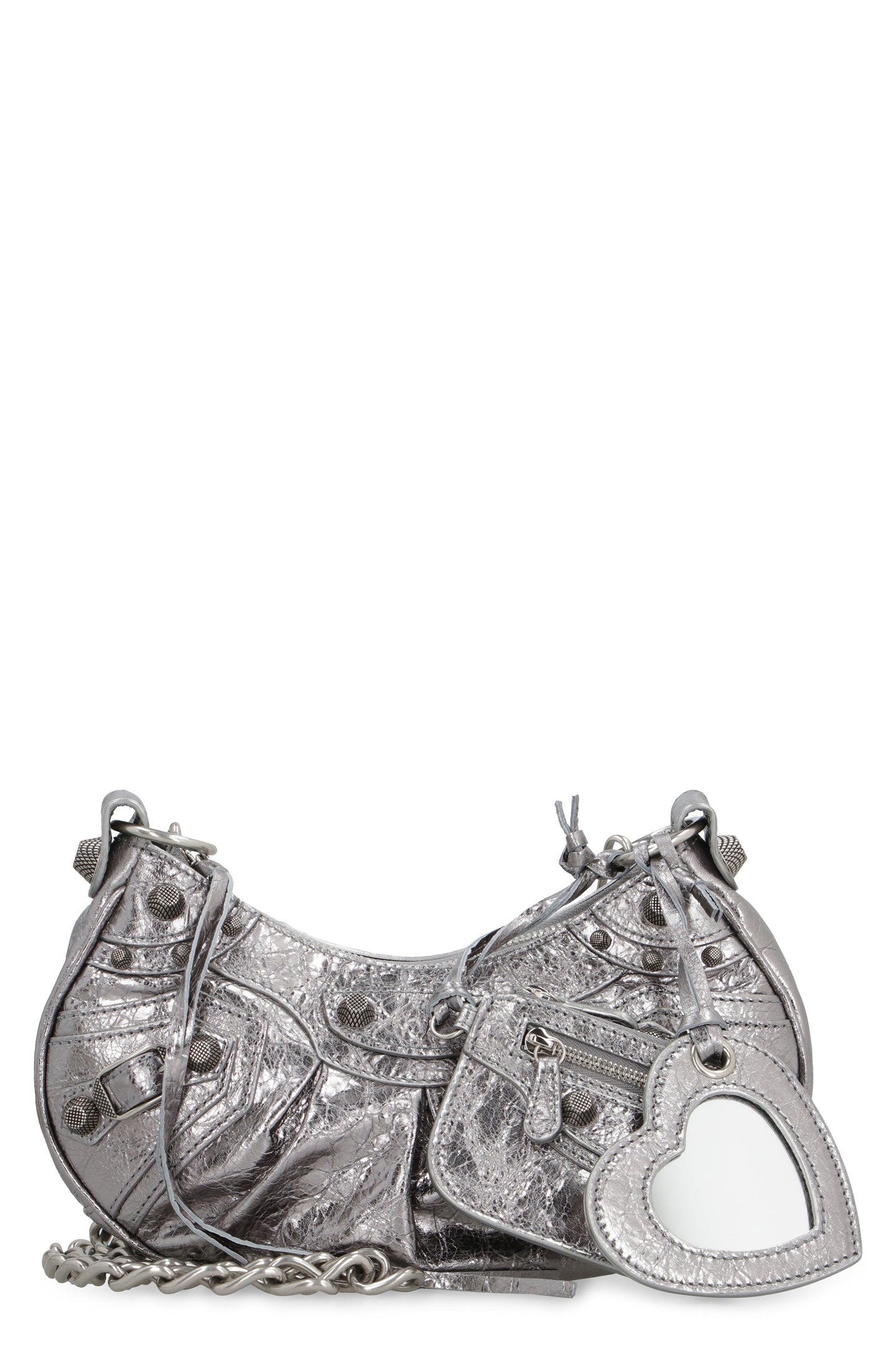 LE CAGOLE XS LEATHER CROSSBODY BAG
