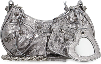 LE CAGOLE XS LEATHER CROSSBODY BAG