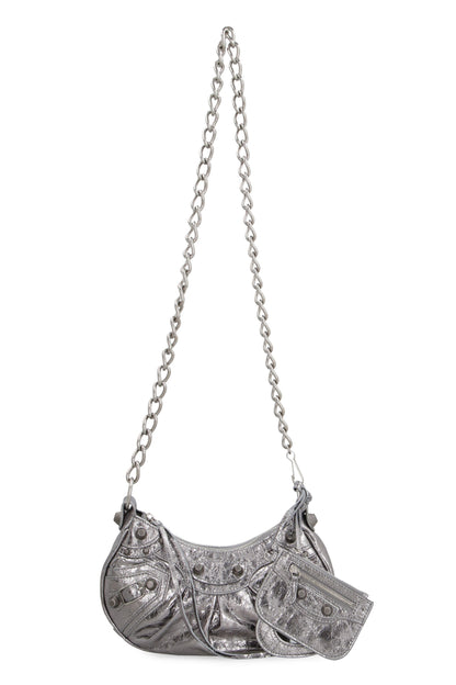 LE CAGOLE XS LEATHER CROSSBODY BAG
