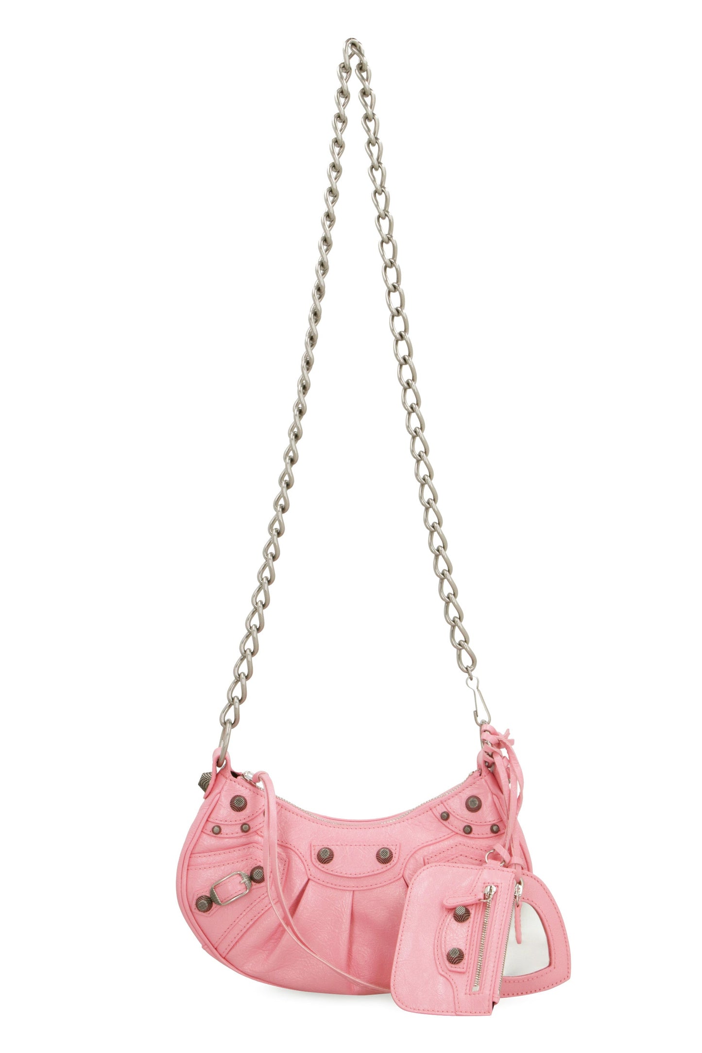 LE CAGOLE LEATHER CROSSBODY BAG