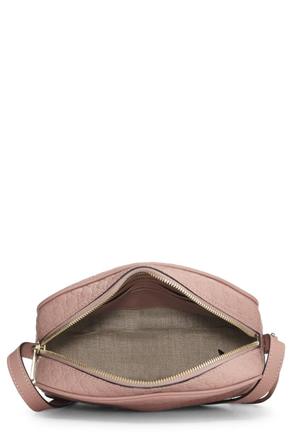 Gucci,  Pink Microguccissima Leather Bree Crossbody, Pink