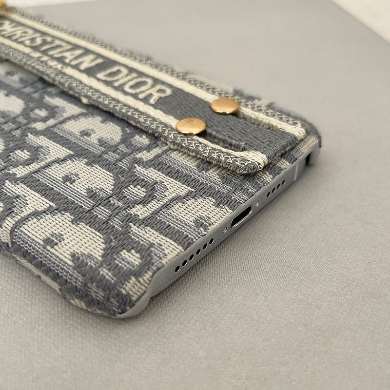 Luxury Classic CD Gray iPhone Case