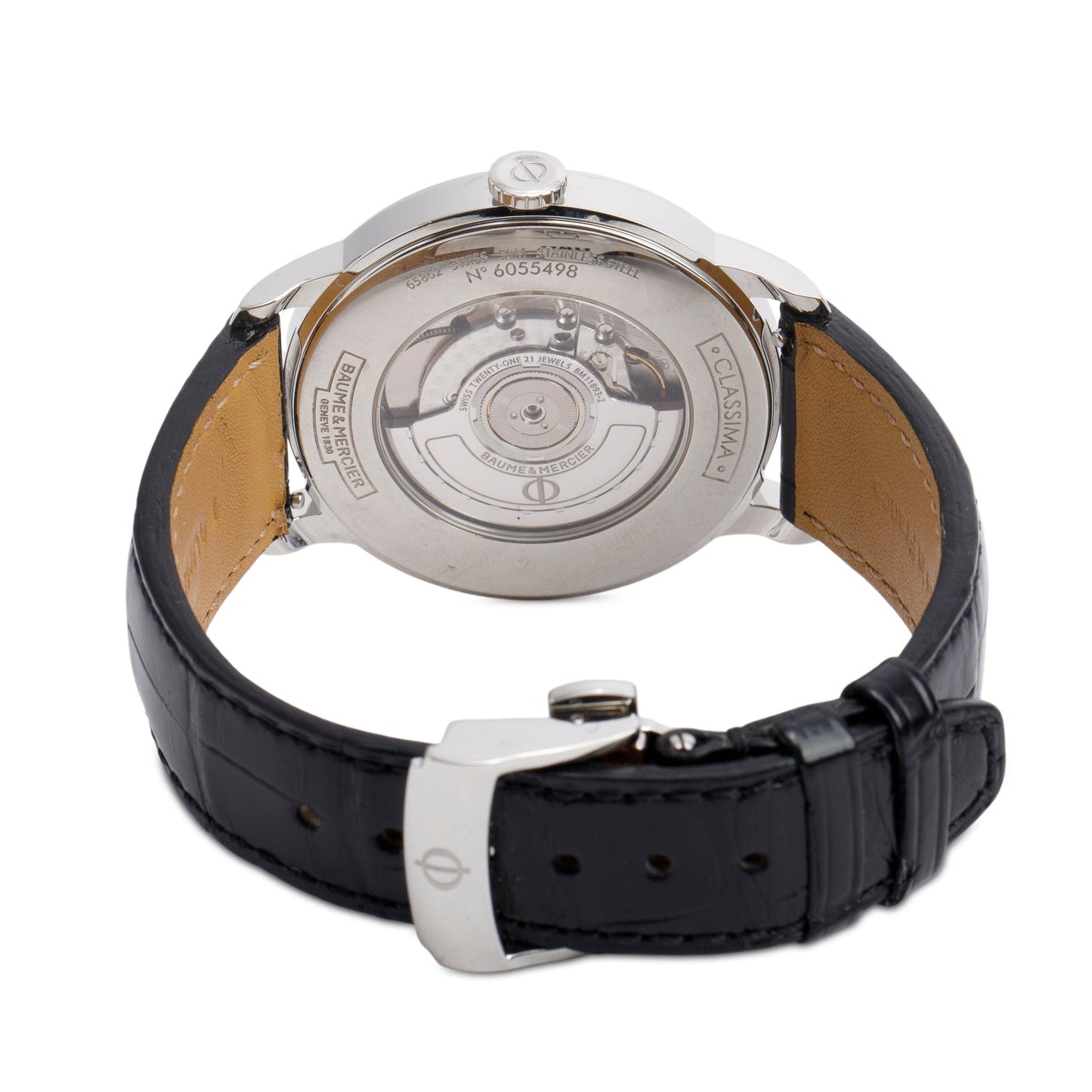 Baume & Mercier 2022 Stainless Steel Classima 42 MM Automatic GMT Watch Blue Dial w/ Box & Papers