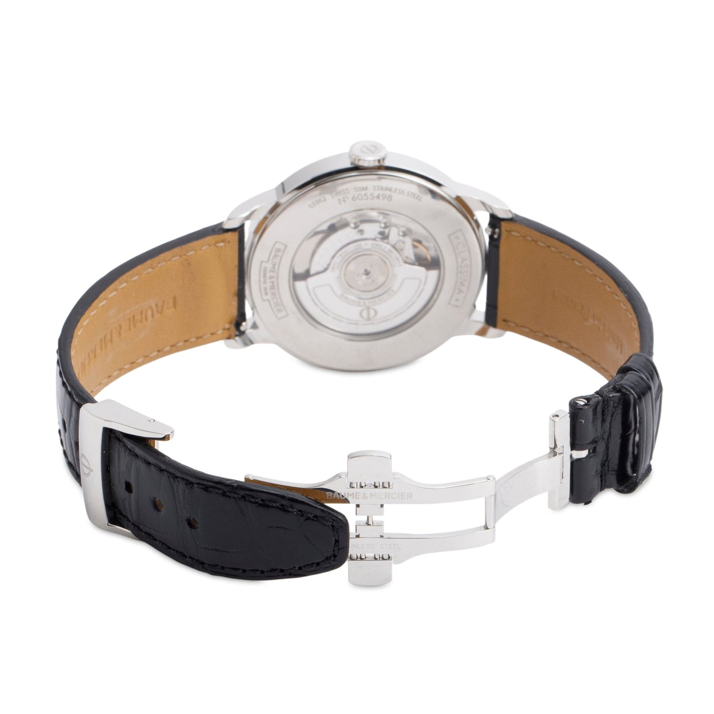 Baume & Mercier 2022 Stainless Steel Classima 42 MM Automatic GMT Watch Blue Dial w/ Box & Papers