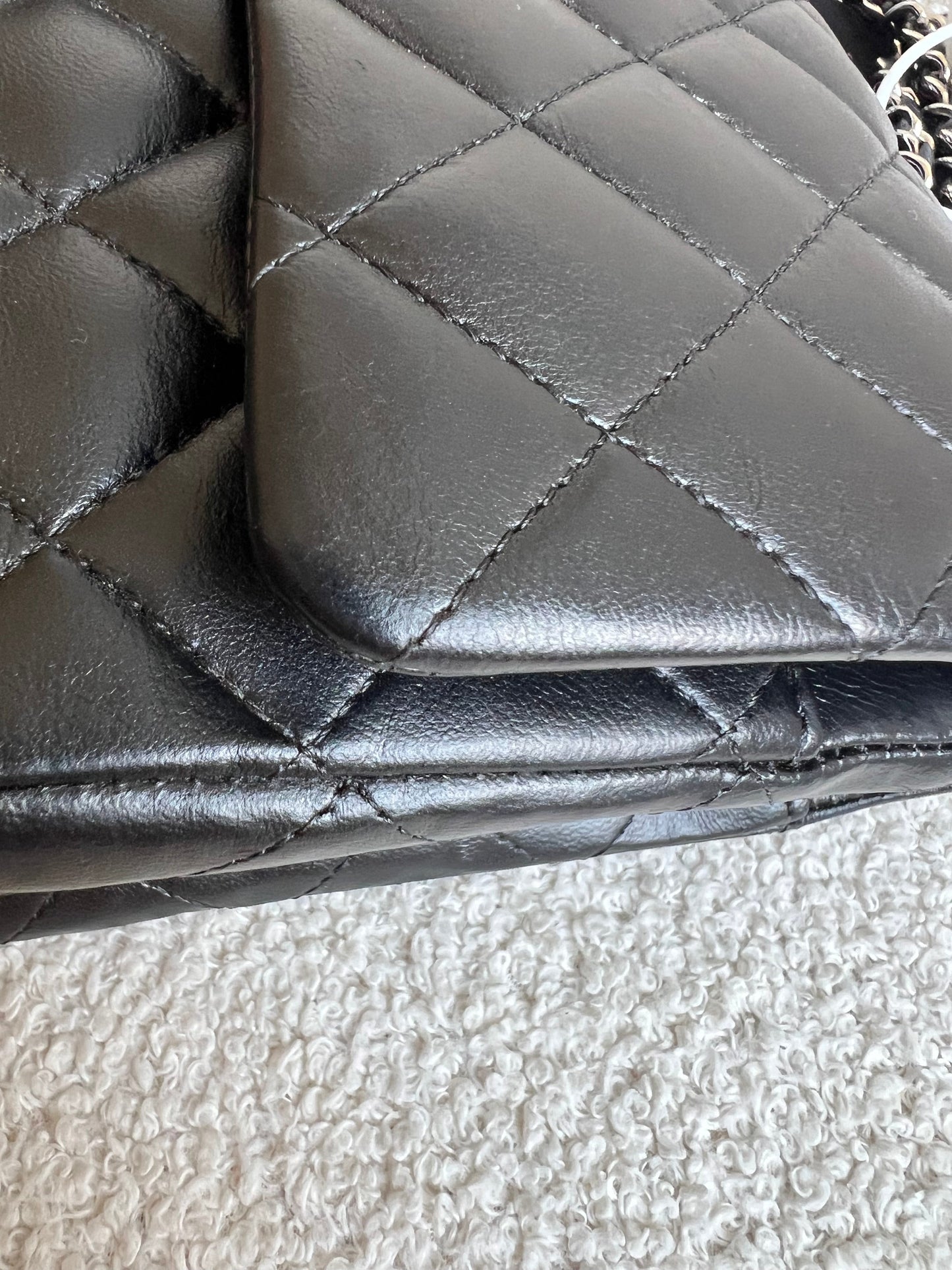 Chanel Medium Classic Flap in Black Lambskin (RRP £9,090)